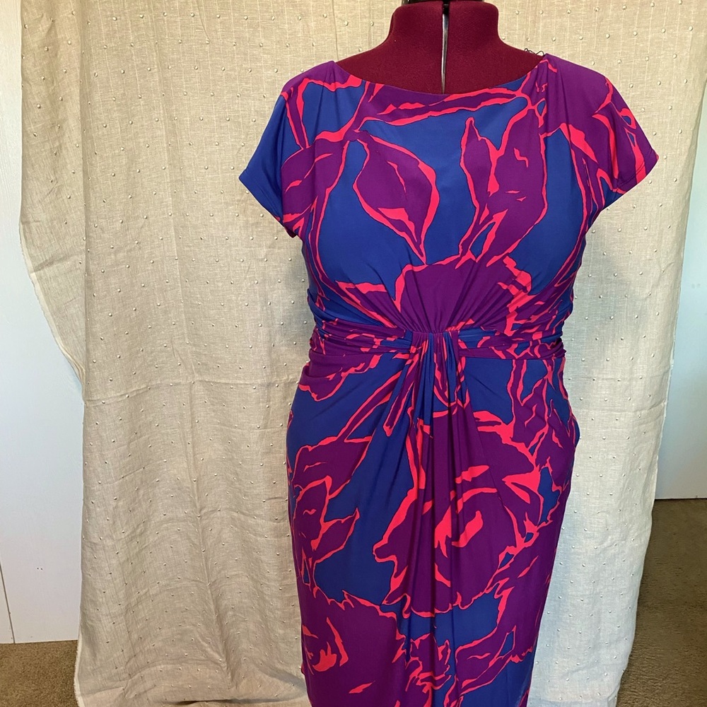 Jones New York Draped Dress